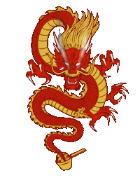 Red Dragon Sticker by Clean Nutrition