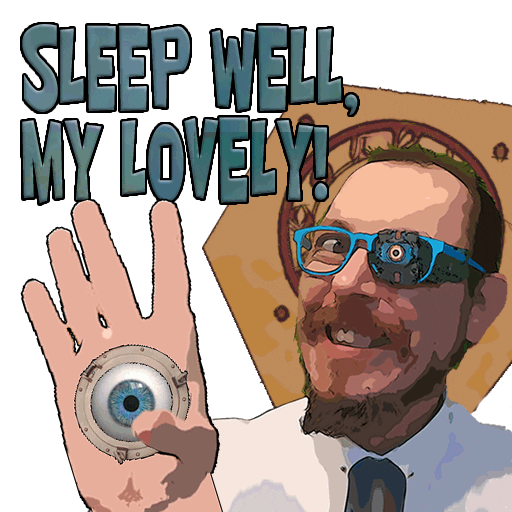 Surrealism Goodbye Sticker by NACHTSCHIMMEN Music-Theatre-Language NIGHTSHADES