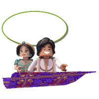 aladdin jasmine Sticker