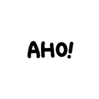 Aho Sticker