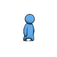 topiaio art avatar spin walking Sticker
