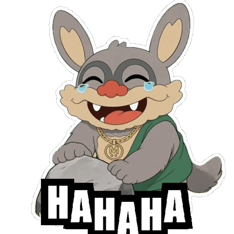 Cracking Up Smile Sticker