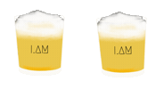 Iamnotcoffee coffee latte i am capsule Sticker