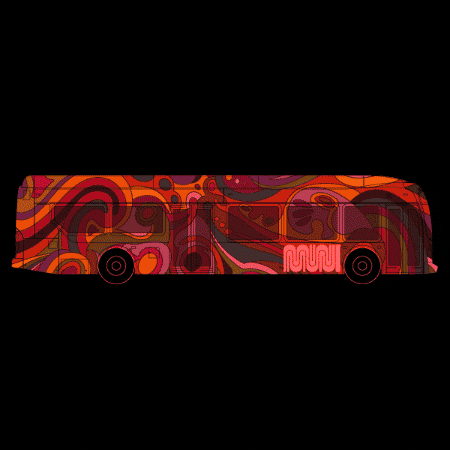 Grateful Dead Bus GIF by SFMTA-Muni