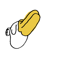 camillepotte duck canard camillepotte Sticker