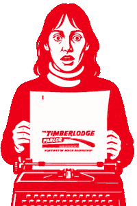 Horror Vintage Sticker by Timberlodge Parlor