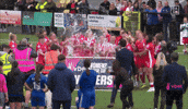 Celebration Trophy GIF by Cliftonville Football Club