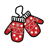 hunterwillowandco christmas family gloves pyjamas Sticker