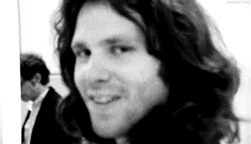 #jimmorrison #thedoors #sexy #smirk GIF by The Doors