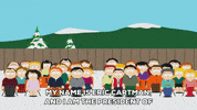 crowd talking GIF by South Park 