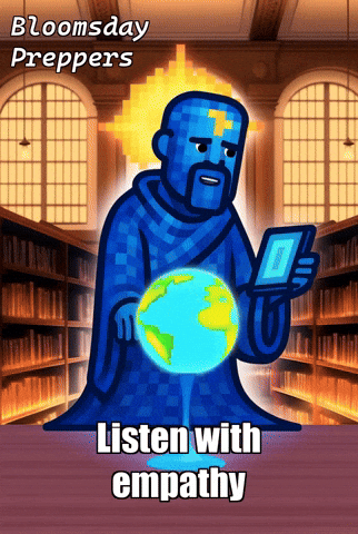 Peace Understanding GIF by Bloomsday Preppers