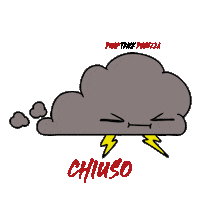 PumpTrackPianezza pump closed thunderstorm bikepark Sticker