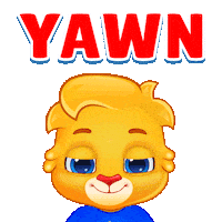 Tired Sleep Sticker by Lucas and Friends by RV AppStudios