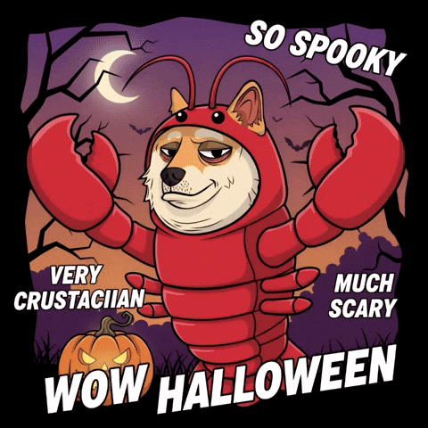 Halloween Lobster GIF by Doge Pound