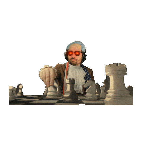 Red Eyes Chess Sticker