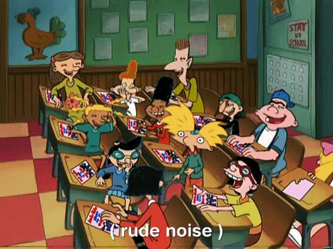 hey arnold nicksplat GIF
