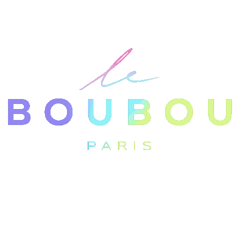 Leboubouparis giphyupload logo clothing brand boubou Sticker