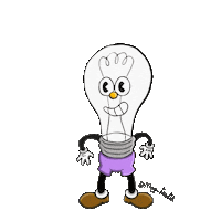 Light It Up Luz Sticker