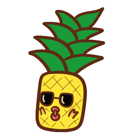 Pineapple パイナップル Sticker