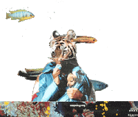 Tiger Collage Sticker by Gifes Con Ensalada