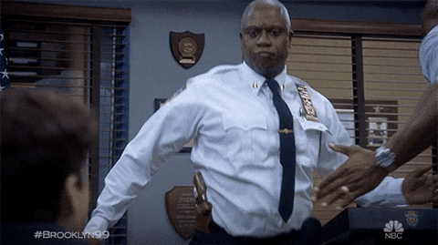 thealtsource giphyupload brooklyn nine nine captain holt peraltiago GIF