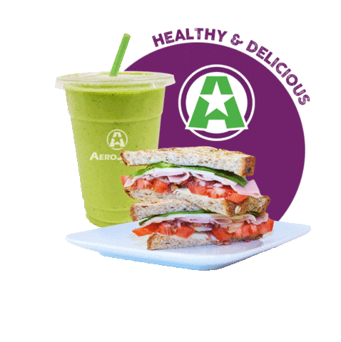 sandwiches smoothies Sticker by AeroJuice