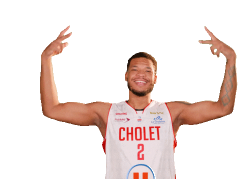 Celebrating Kennedy Meeks Sticker by Cholet Basket