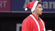 Christmas Tongue GIF by FC Bayern Basketball