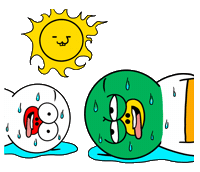 Summer Sticker by kwaesam