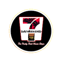 Party Partyband Sticker by 7dayweekend
