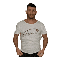 Serious Man Fighting Sticker by Matteo Signani - Il Giaguaro