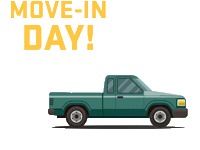 Move In Wayne State Sticker by Wayne State University