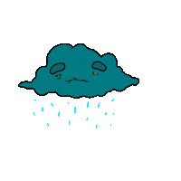 rain weather Sticker