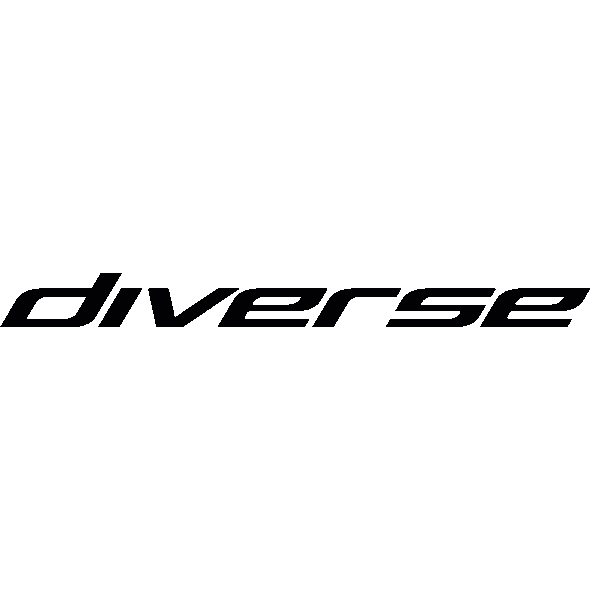 Diverse_official love fashion cool white Sticker