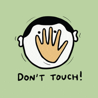 Wash Hands Dont Touch GIF by Nick