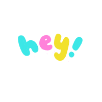 JosieGledhill hello pink rainbow hi Sticker