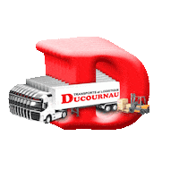 groupe_ducournau d transport camión chariot Sticker