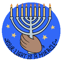 Jewish Hanukkah Sticker by INTO ACTION