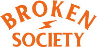 Broken_SocietyUK logo brokensociety Sticker