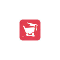 ecommerceschoolagency online ecommerce badge cart Sticker