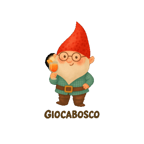 Giocabosco giphygifmaker gnome aperitivo gnomo Sticker