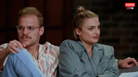 Reality Reaction GIF by Married At First Sight