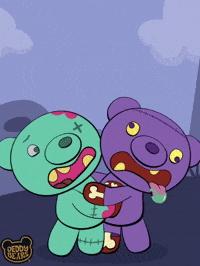 Horror Hug GIF by DeddyBears