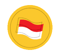 Merah Putih Merdeka Sticker by PERMIAS Nasional