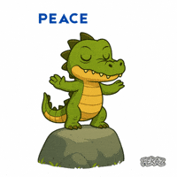 Peace Resting GIF by Feraz NFT