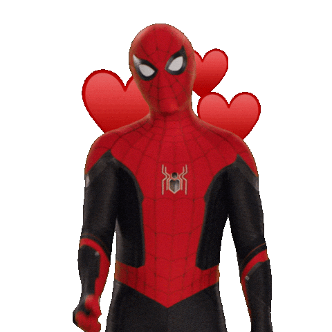 In Love Heart Sticker by Spider-Man
