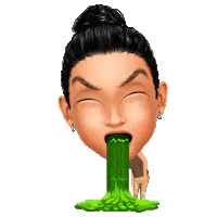 Puke Carloscarojr Sticker by Genies