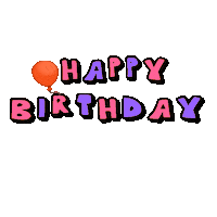 Happy Birthday Party Sticker