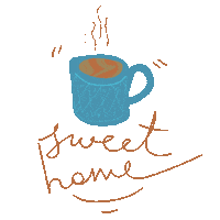 HGTV_Russia home tea cup cozy Sticker