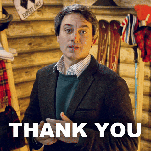 Sundance Thank You GIF by GIPHY IRL